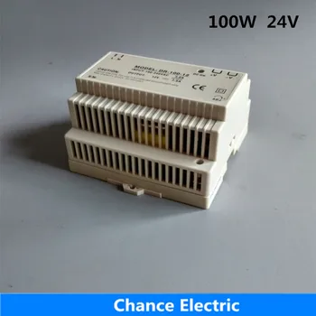 CHUX 24V DC אספקת חשמל מיתוג 100W Din Rail סוג 110-220v AC קלט עבור תעשיית LED SMPS משלוח חינם